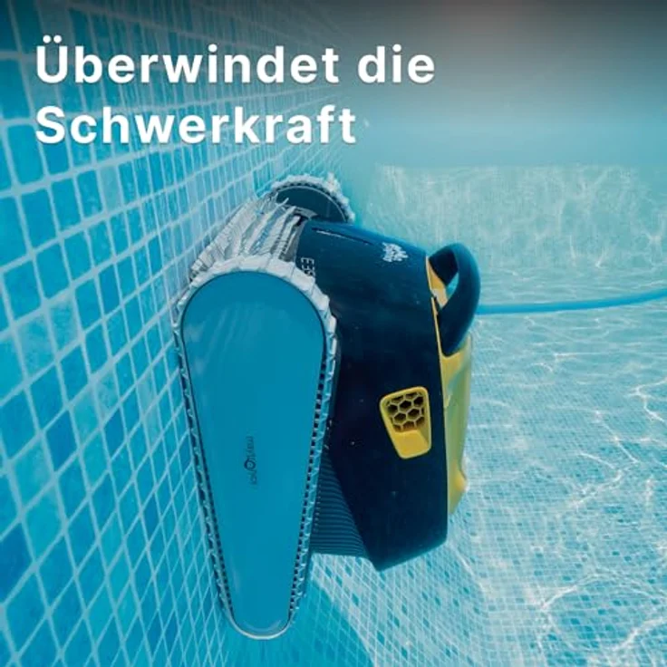 Dolphin E35i Poolroboter mit PVC Bürste und App-Steuerung, effiziente Reinigung von Boden, Wand und Wasserlinie – Bild 3