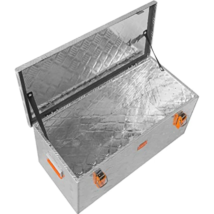 alubox Werkzeugkiste Riffelblech ABX-RL91 Aluminium 1,5mm Werkzeugkiste leicht und robust 91 Liter – Bild 5
