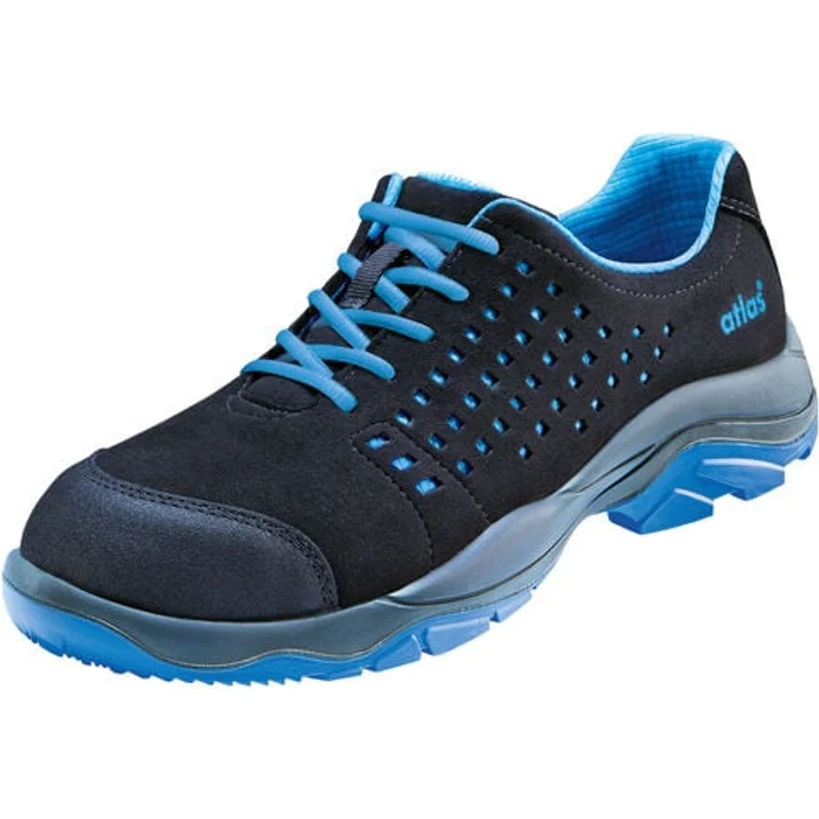 Atlas SL 40 blue 2.0 ESD Halbschuh S1 SRC mit Aluminiumkappe, Gr. 38, blau, atmungsaktiv, 3D-Dämpfungssystem – Bild 1