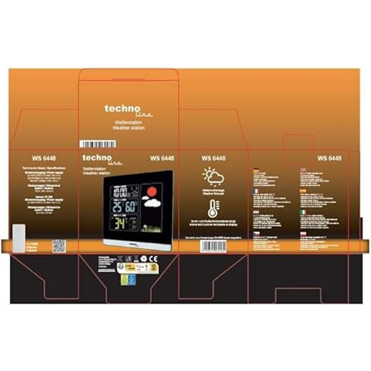 Technoline WS 6448, Innenluftfeuchtigkeit und Temperaturmesser mit Wettervorhersage – Bild 5