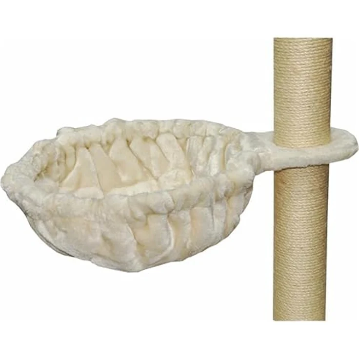 nanook Kratzbaum Liegemulde für schwere Katzen - Größe XXL, 45 cm Ø, Tiefe 12 cm - beige – Bild 2