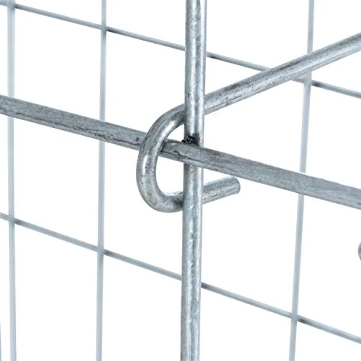 Gabionen 100x50x30 cm 2er Set Stein Korb Gitter Metall Wand Draht Sichtschutz – Bild 4