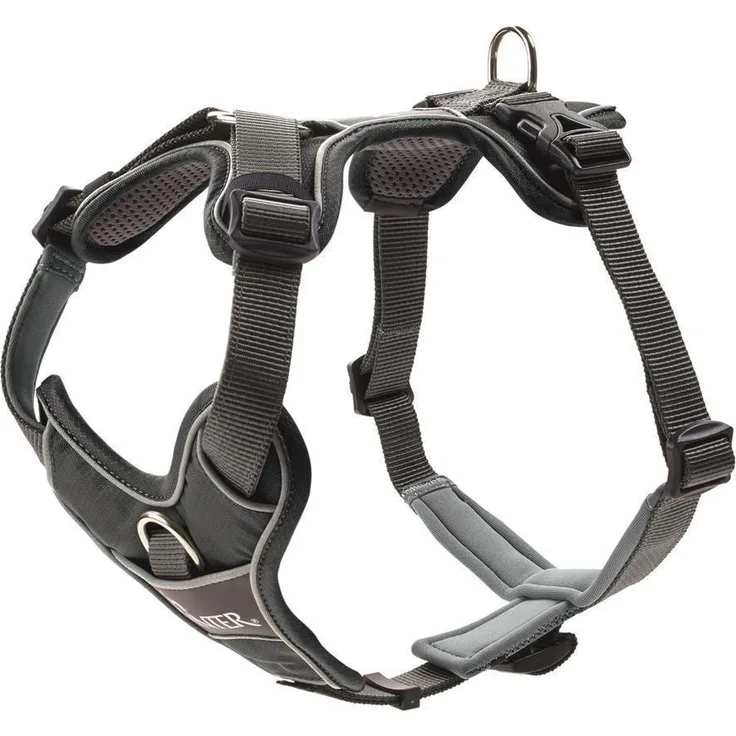 Hunter Hunde-Geschirr Divo grau-grau M