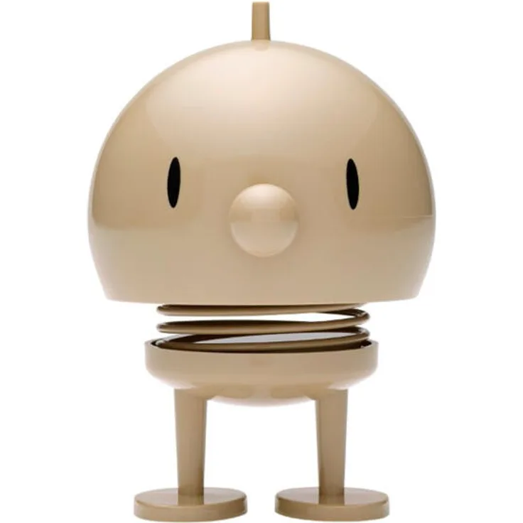 Hoptimist Medium Bumble, Wackelfigur, Wackel Figur, Dekoidee, Dekoration, Kunststoff, Latte, H 10.5 cm, 26239