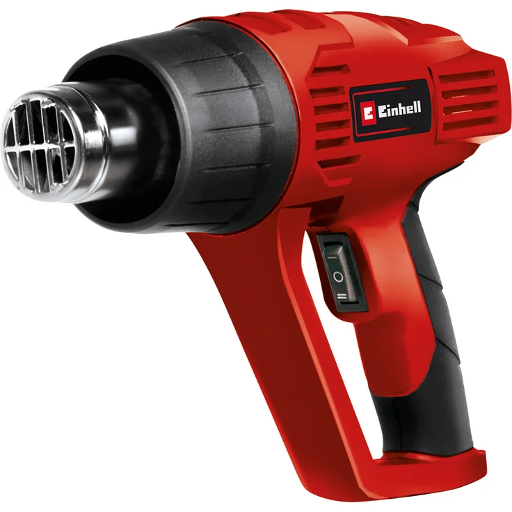 Einhell Heißluftgebläse TH-HA 2000-1 (2.000 W, 2 Temperaturstufen 350°-550°, 2 Leistungsstufen, Überhitzungsschutz, inkl. Zubehör und Transportkoffer) – Bild 4