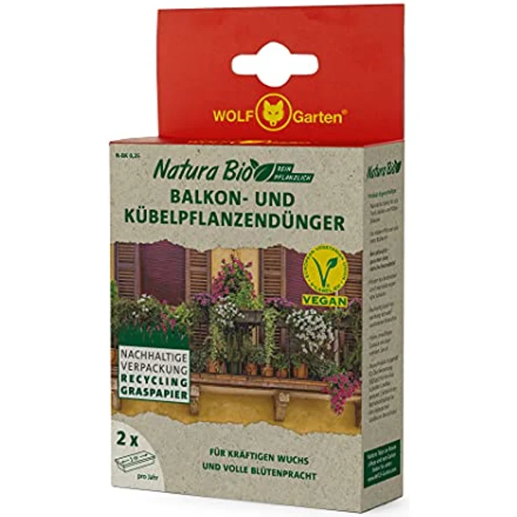 Wolf Garten Natura Bio Balkon- und Kübelpflanzendünger N-BK 0,25 – Bild 2