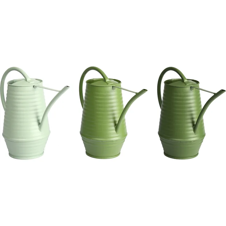 Esschert Design Gießkanne 0,96 Liter Blumen Wasser Metall Gießer Zink