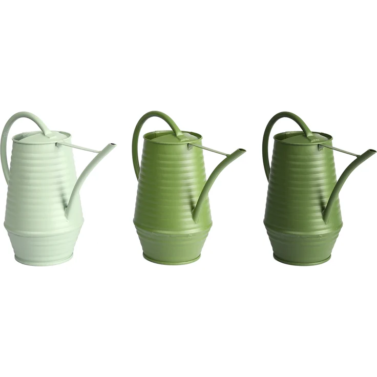 Esschert Design Gießkanne 0,96 Liter Blumen Wasser Metall Gießer Zink