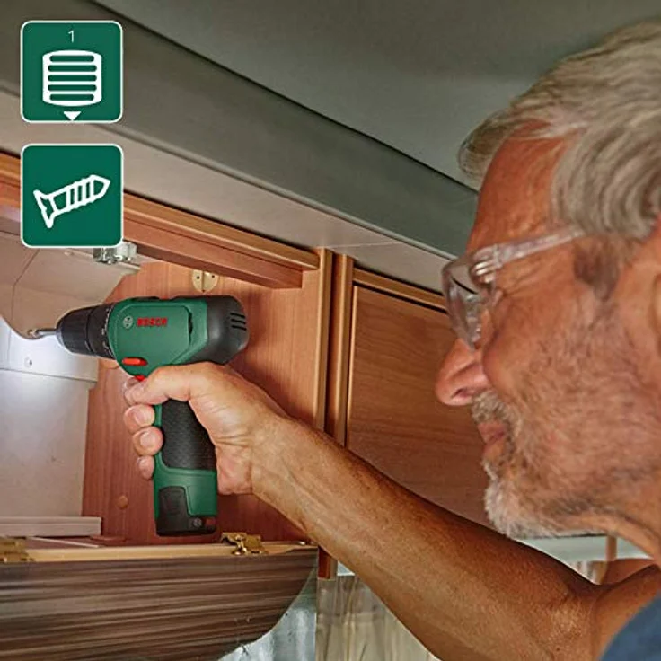 Bosch EasyDrill 1200 Akkubohrschrauber 12 V 20 Nm 2-Gang 2.0 Ah Akku, Bohr- und Schraubendreher-Sets, im Softbag – Bild 6