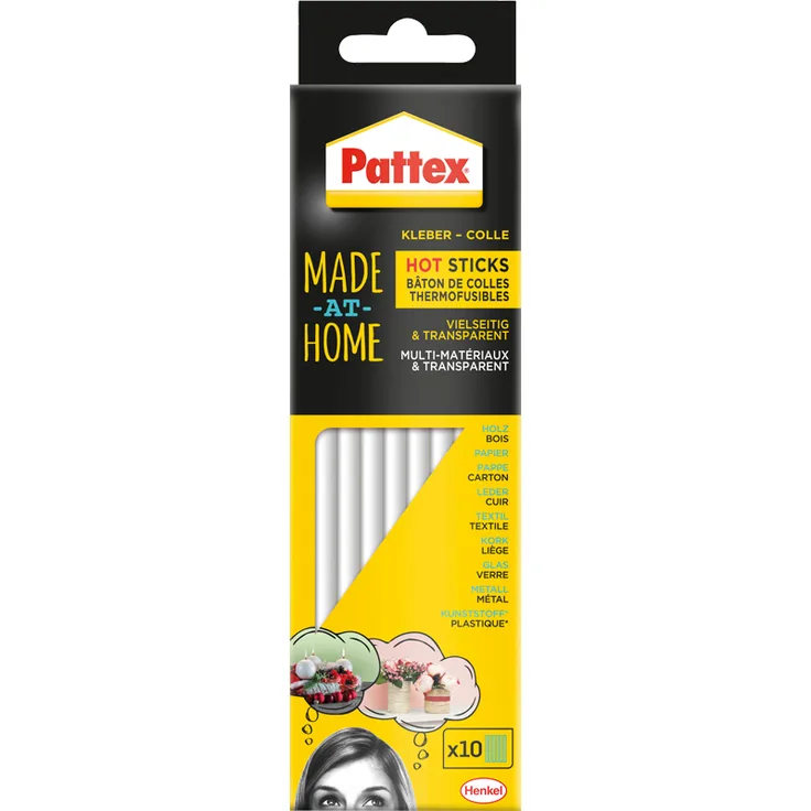Pattex Made at Home Heißklebesticks 11.3mm 202mm Transparent 200g