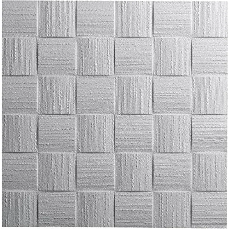 Decosa Deckenplatte Dublin (AP 106), weiss, 50 x 50 cm - 05 Pack (= 10 qm)