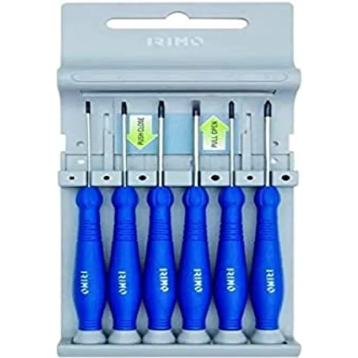 Precision Screwdriver Set 6 Pcs, Slotted (X4), PH00-PH0
