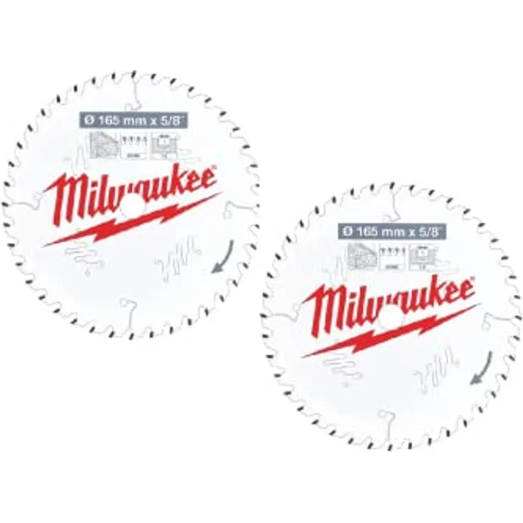 Milwaukee - Sägeblatt Twin Pack 165 x 24Z/40Z-2-tlg - 4932479837