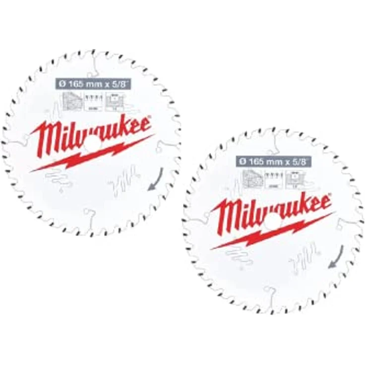 Milwaukee - Sägeblatt Twin Pack 165 x 24Z/40Z-2-tlg - 4932479837
