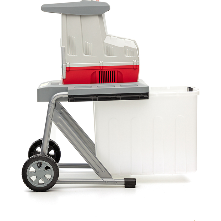 IKRA Elektro Gartenhäcksler Walzenhäcksler ILH 2800, leise robust wartungsarm, Aststärke bis 44mm, Leistung 2800 W, Häckselsystem Walze, Fangsackvolumen 60 Liter, Geräuschentwicklung 92 dB – Bild 3