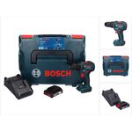 Bosch Professional GSR 18V-55 Akku Bohrschrauber 18 V 55 Nm Brushless + 1x Akku 2,0 Ah + Ladegerät + L-Boxx