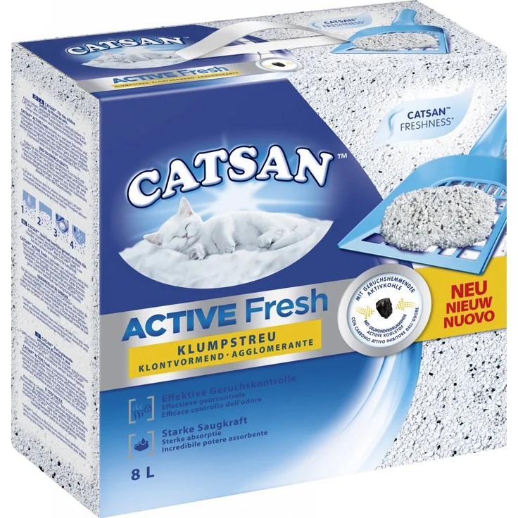 Catsan Active Fresh Klumpstreu 8l – Bild 1