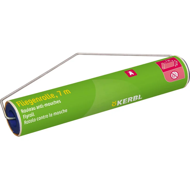 Fliegenrolle 7 Meter Länge mit Halterung
