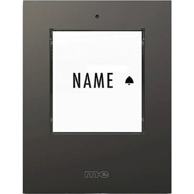 M-e modern-electronics 41303 Funkklingel Sender beleuchtet, mit Namensschild