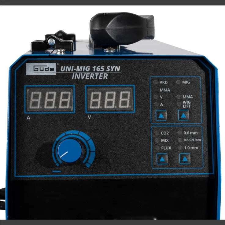 GÜDE Uni-Mig 165 SYN Universal Schweißgerät Fülldrahtschweißer Schweißer 160A – Bild 3