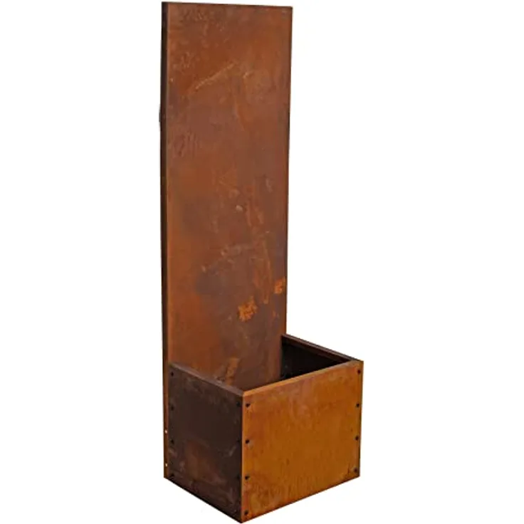 Sichtschutz Rost Metall Gartenzaun 150x50cm Hochbeet Sichtschutzwand Edelrost