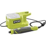 Ryobi ONE+ Akku-Rotationswerkzeug RRT18-0, 18Volt Geradschleifer, grün-schwarz