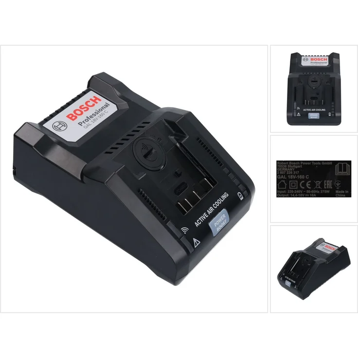 Bosch Professional 18V System Ladegerät GAL 18V-160 C, 16A Ladestrom – Bild 2
