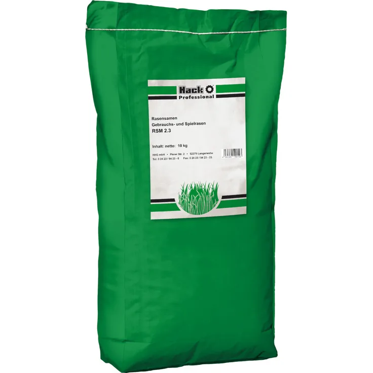 HACK PROFI Rasensamen Gebrauchs- und Spielrasen RSM 2.3, 10 kg