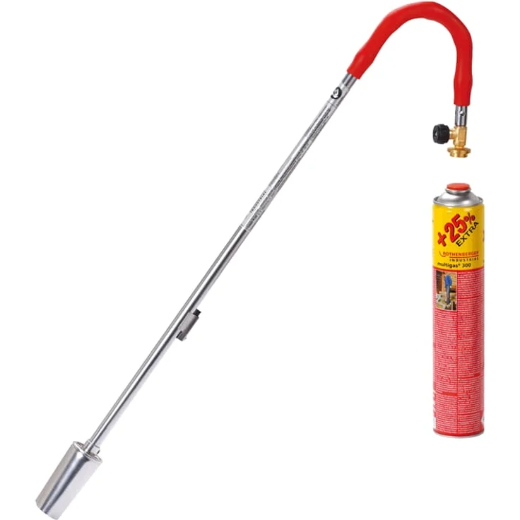 Rothenberger Breitstrahlbrenner Turbo Plus inkl. 1x Gas Kartusche – Bild 1