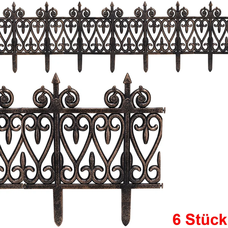 Deuba Beeteinfassung Metalloptik – Bild 1