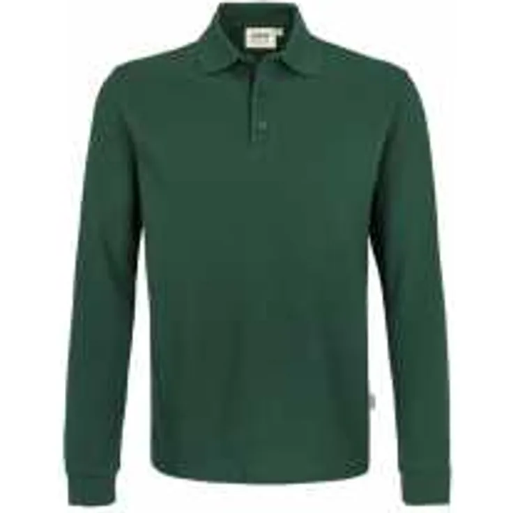 HAKRO Langarm Poloshirt Performance Herren #815 Gr. 3XL tanne