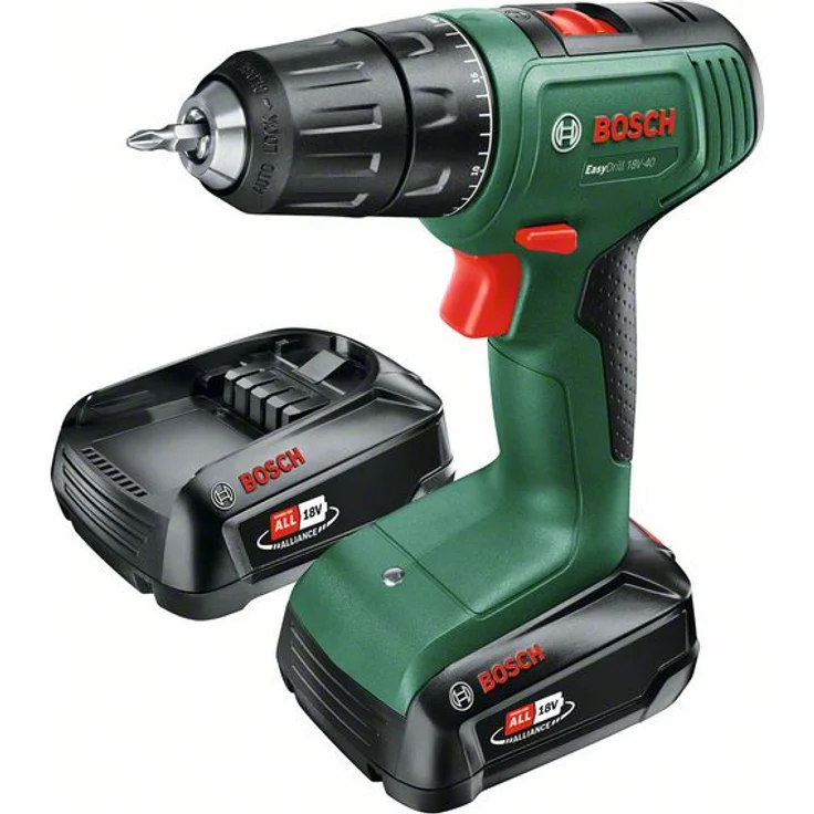 Bosch EasyDrill 18V-40 06039D8005 Power for All 18V Akku-Bohrschrauber 2 x 2 Ah mit Akku mit Ladegerät mit Tragekoffer – Bild 7