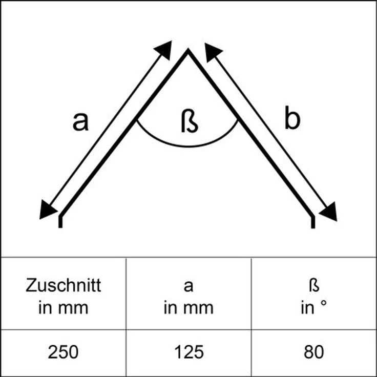 Sarei Firstblech 2000 x 250 mm natur – Bild 3