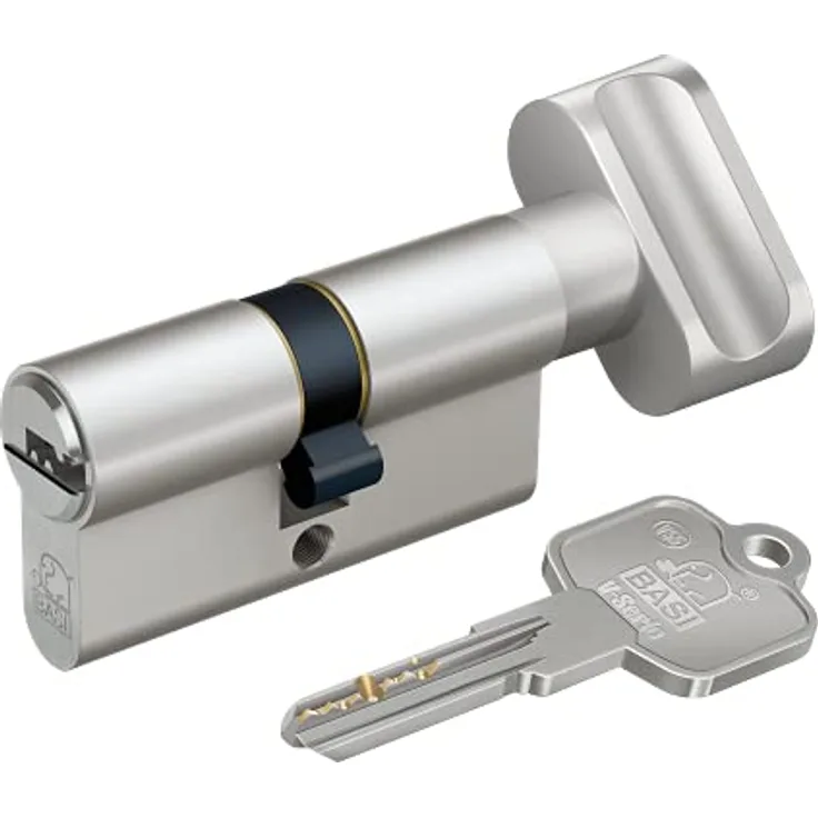 BASI - V55 - Profil-Knaufzylinder - K30/30 mm - Verschiedenschließend