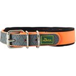 Hunter Hunde-Halsband Convenience neon-orange M-L