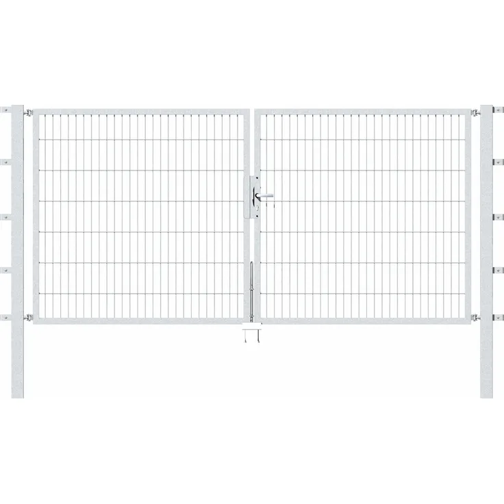 Alberts Doppeltor Flexo mit Zubehör | feuerverzinkt | Breite 300 cm | Höhe 140 cm 
(646882)