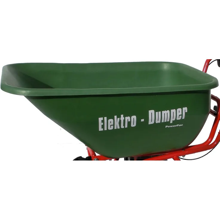 PowerPac Akku Schubkarre ED120 mit 180 ltr. Mulde