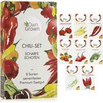 Chili Samen Set Mit 8 Sorten Chilisamen Für Garten Und Balkon Chilisortiment