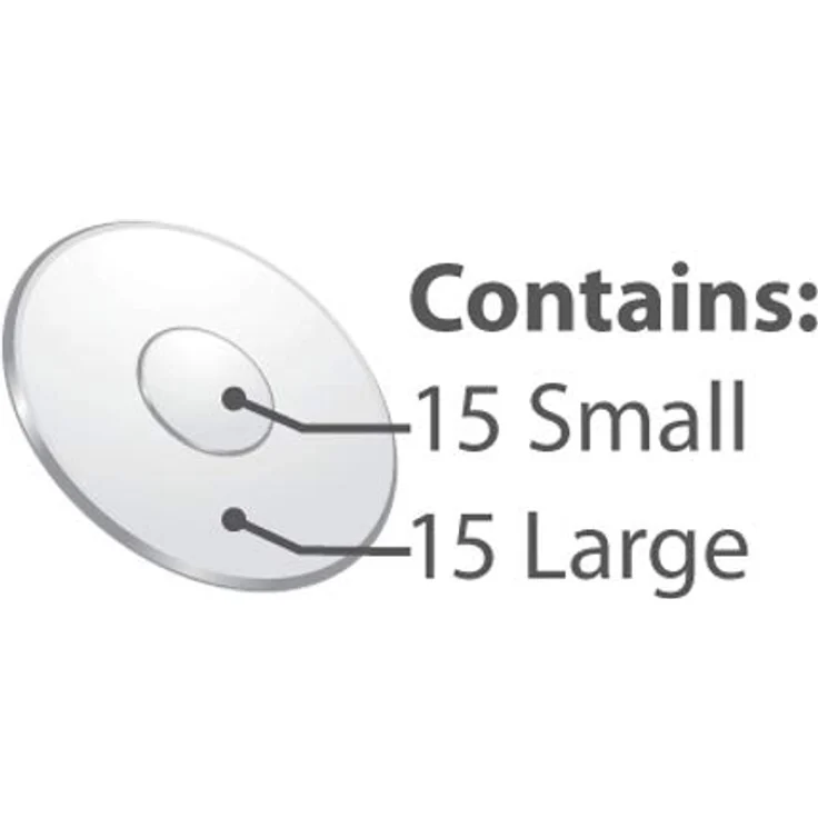 TrueCut Klebepunkte, Farblos, One Size – Bild 3