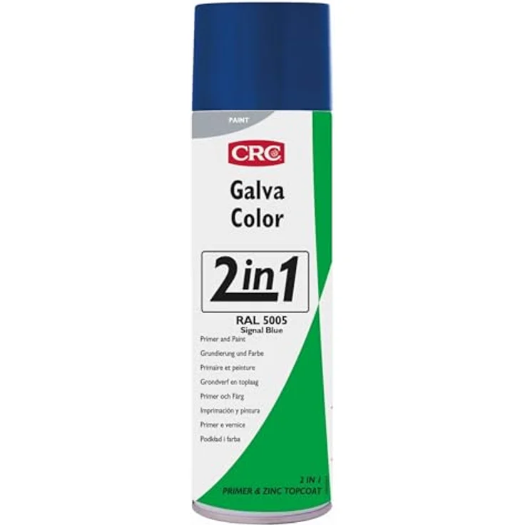 CRC GALVACOLOR 5005 AZUL, Zinkphosphat Schutzbeschichtung, 500 ML mit geringer Trocknungszeit