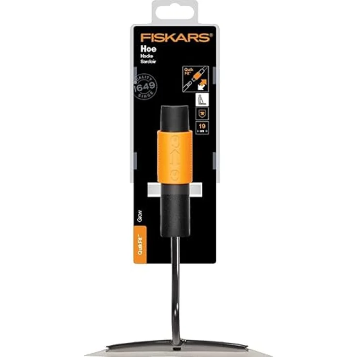 Fiskars Hacke, Gerätekopf, Länge: 25 cm, Breite: 18,5 cm, Stahl-Kopf, Schwarz-Orange, QuikFit, 1000677 – Bild 7