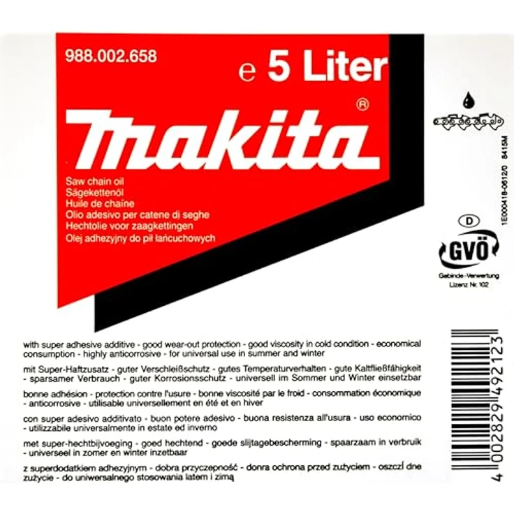 Makita Kettenöl (5 l) – Bild 2