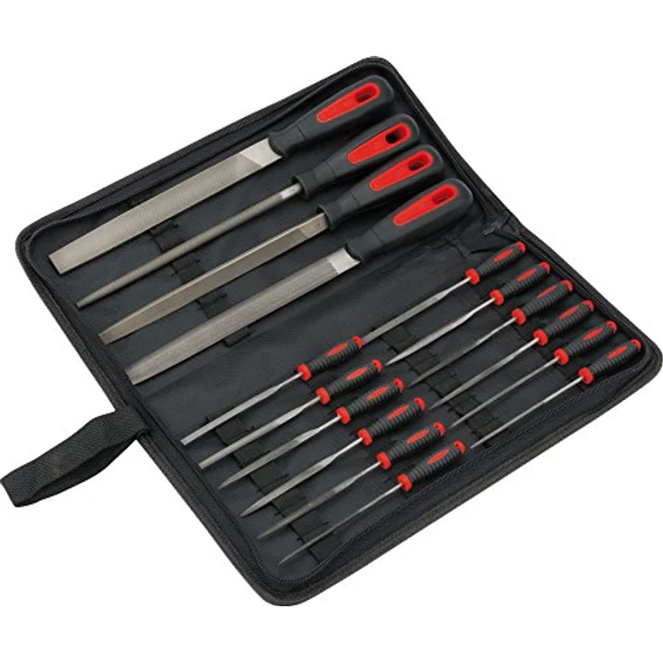 Draper 1 x 68904 16-teiliges Feilen-Set, blau – Bild 2