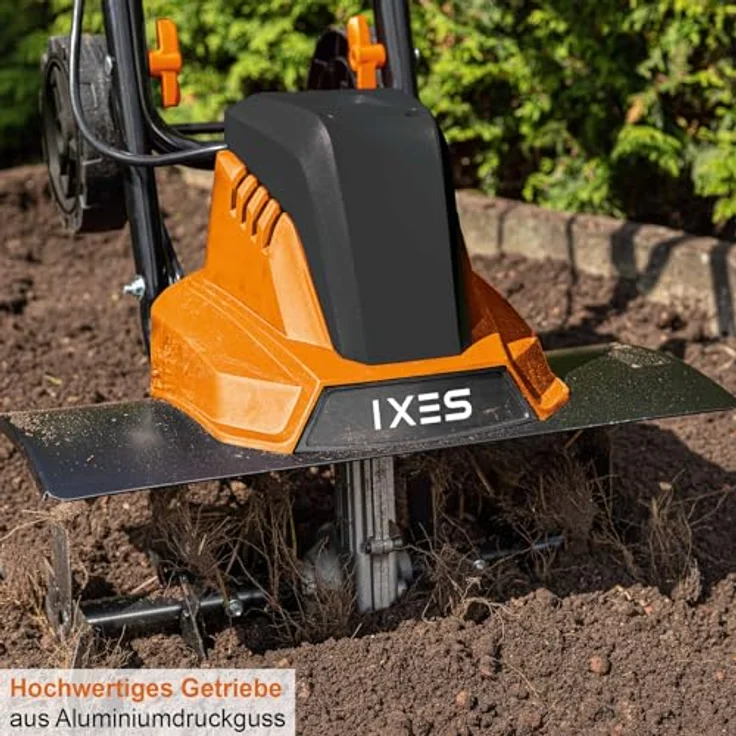 Scheppach Elektromotorhacke IXES Elektro Motorhacke IX-EH46, 450mm Arbeitsbreite, 1500W Leistung, 45 cm Schnittbreite, Zusammenklappbar für einfachen Transport und Lagerung – Bild 6