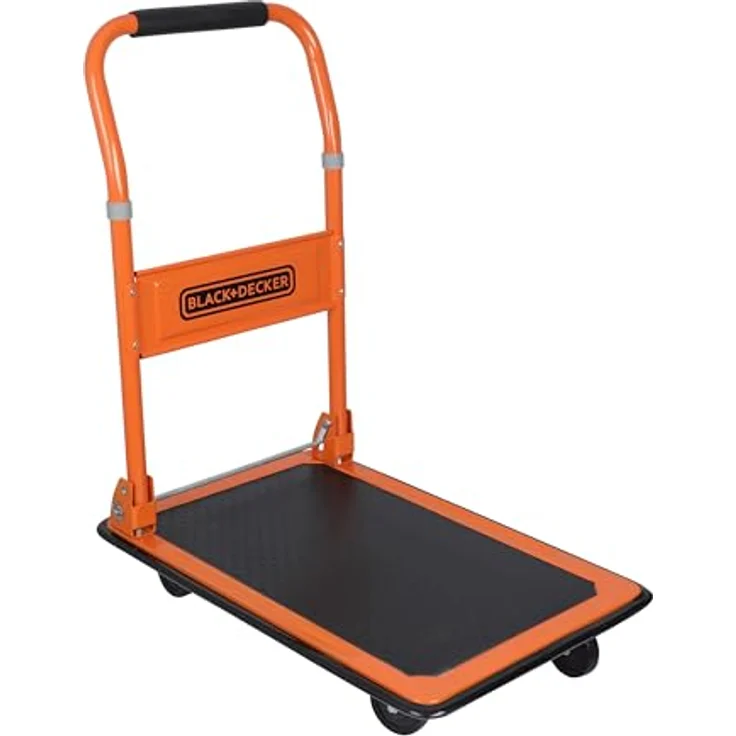 EDM Plattform auf Rädern, max. 80kg, Stahlkonstruktion, 60x40x80cm, schwarz – Bild 1