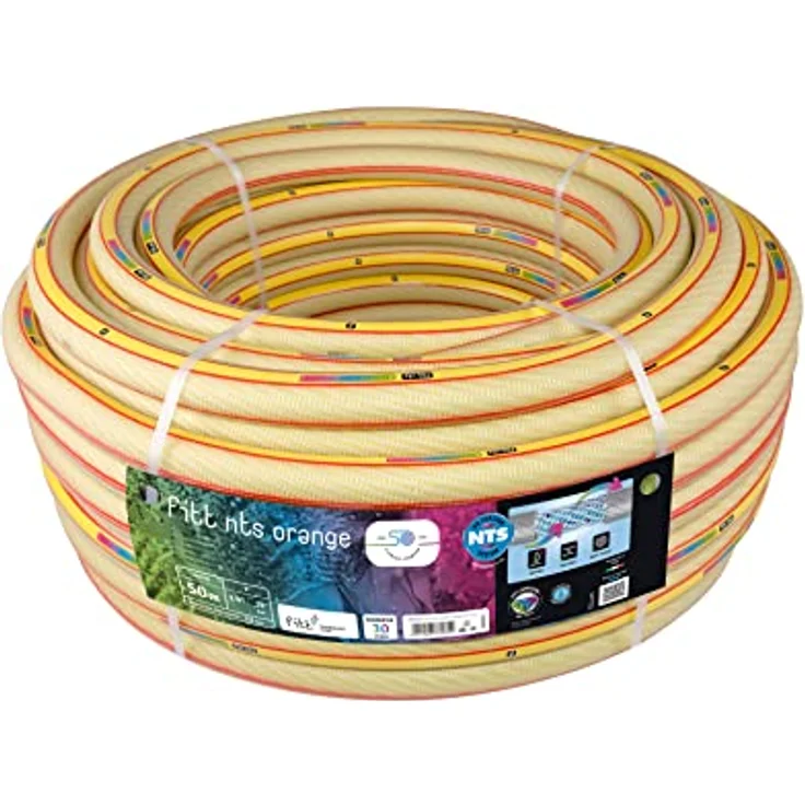 Bradas 5-fach beschichteter Gartenschlauch 3-4Zoll NTS, knick- u. verdrehungsfest orange 50 m – Bild 2