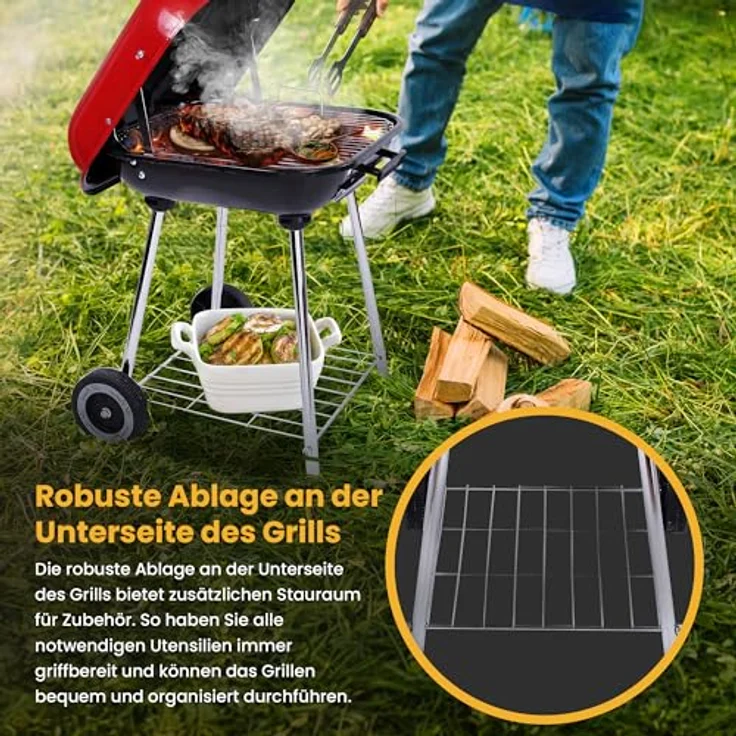 Extralink Holzkohlegrill Home GL-624 – Bild 5