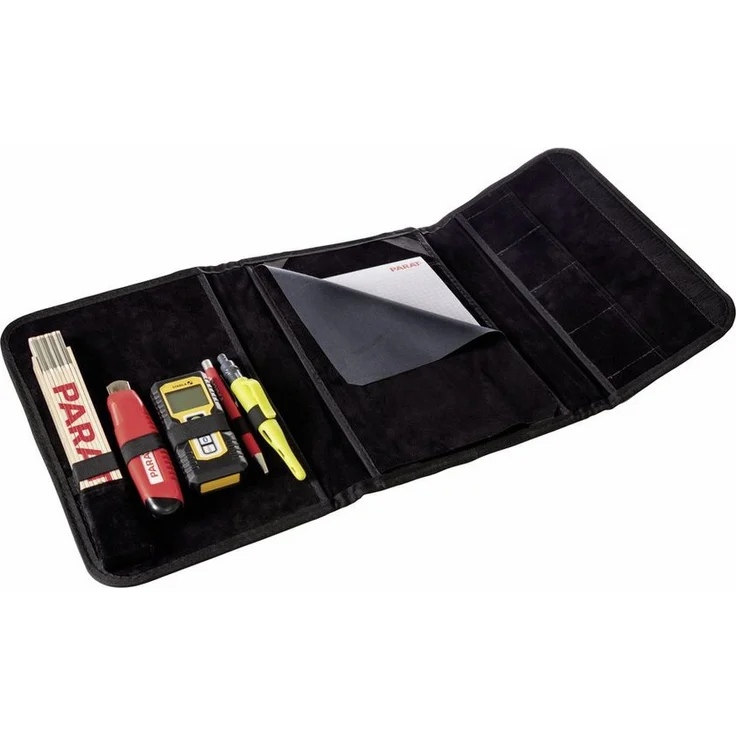 Parat Werkzeugtasche Parat Basic Aufmaßmappe 5650015061 Werkzeugtasche bestückt, Schwarz, mit automatischer Datenübertragung und praktischer Griffschlaufe – Bild 1