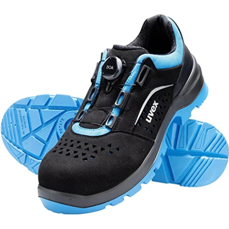 Uvex Safety 2 xenova Sicherheitsschuhe S1P, komplett metallfrei, optimierter Komfort, in Blau  – Bild 9