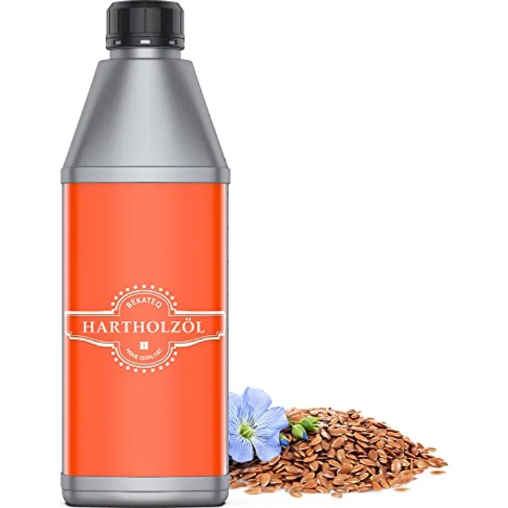 BEKATEQ Hartholzöl farblos 1l I Pflegeöl für Holz innen & außen I Schmutz- und wasserabweisend für Teak, Eukalyptus, Bangkirai, Lärche, Eiche, Zeder